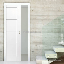 White Painted Flush Pocket Sliding Door Kits